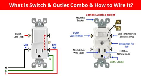 combination switch outlet wiring diagram 